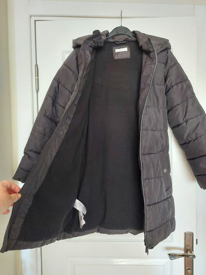 MANGO KIZ ÇOCUK KAPÜŞONLU MONT 13/14 - Görsel 4