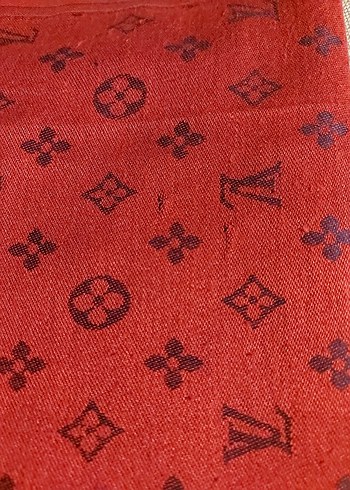 Bordo Drapeli Kadın Şal - Görsel 7