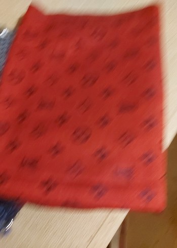 Bordo Drapeli Kadın Şal - Görsel 6