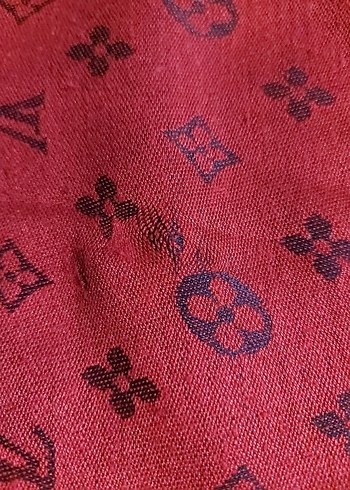 Bordo Drapeli Kadın Şal - Görsel 9