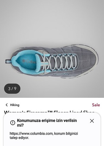 ORJİNAL Columbia Firecamp Fleece III Gri Outdoor Ayakkabı - Görsel 2