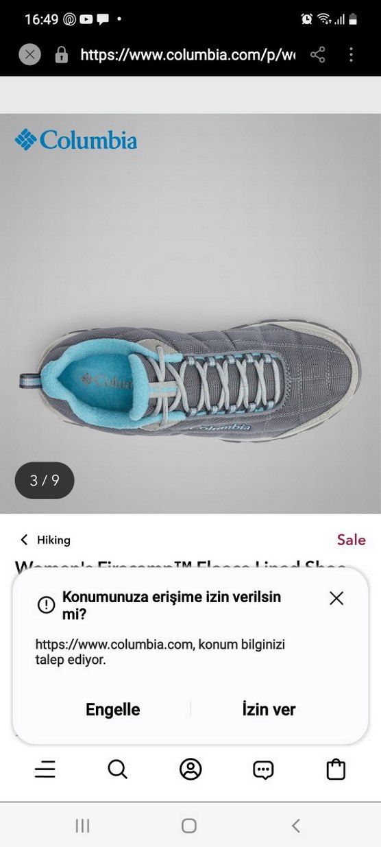 ORJİNAL Columbia Firecamp Fleece III Gri Outdoor Ayakkabı - Görsel 2