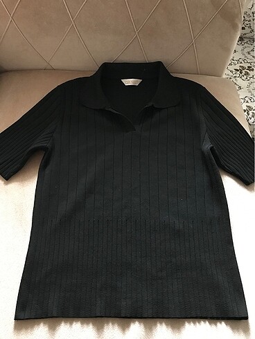 Siyah Polo yaka tişört