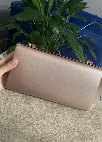 Bej Tokalı Abiye Çanta - Görsel 3