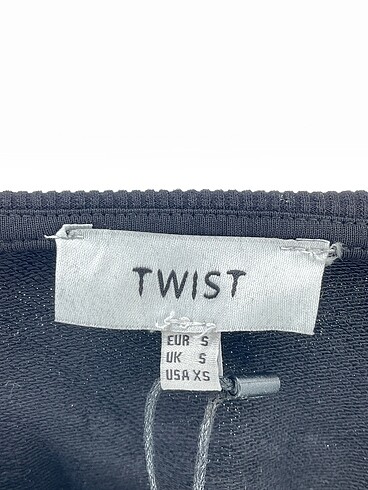 s Beden siyah Renk Twist Sweatshirt %70 İndirimli.