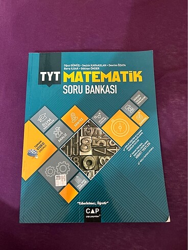 Çap tyt matematik kitabı