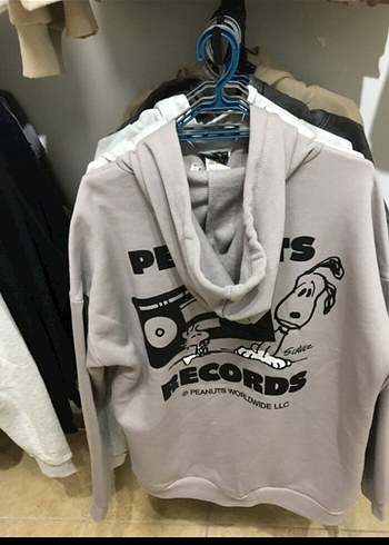 Koton Gri Kapüşonlu Uzun Kollu Sweatshirt