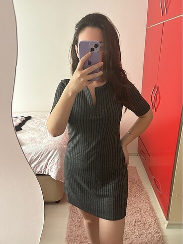 Triko elbise - Görsel 4