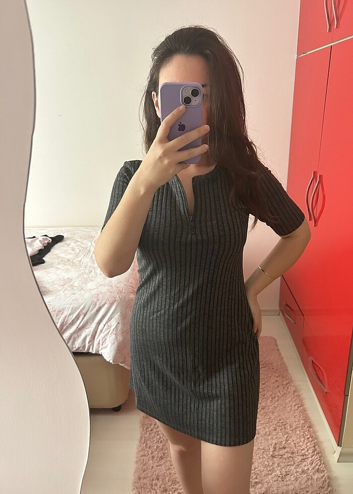 Triko elbise - Görsel 4