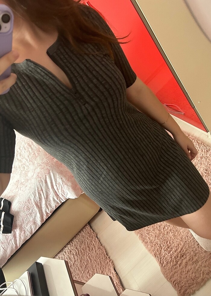 Triko elbise - Görsel 5