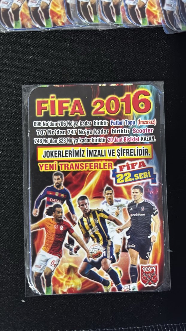 FIFA 2016 FUTBOLCU KARTLARI 10LU KOLEKSİYONLUK - Görsel 2