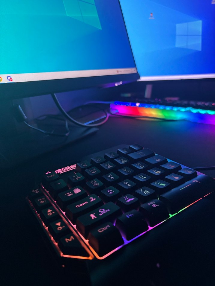 SPACE WARSHIPS F6 MİNİ OYUNCU KLAVYESİ - Görsel 2