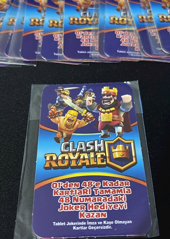 CLASH ROYALE OYUNCU KARTLARI 10LU - Görsel 2