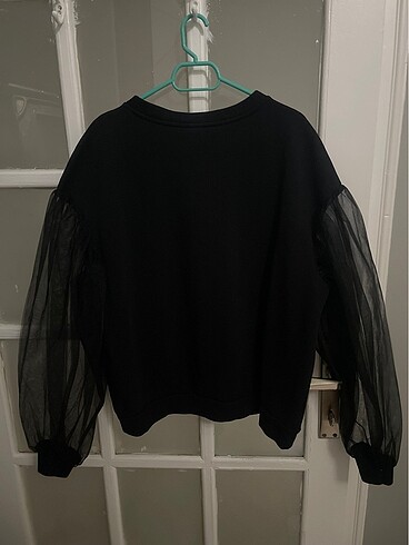 38 Beden siyah Renk Sweatshirt