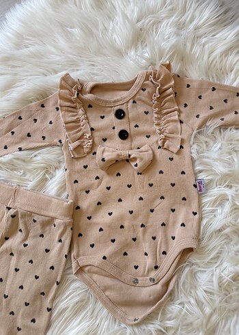 Kız Bebek Fırfırlı Uzun Kollu Takım - Görsel 3