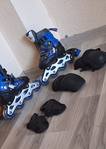 Lacivert Bağcıklı Erkek Paten 31-34 Beden (YENİ ETİKETLİ)