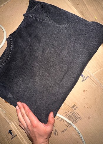 Siyah Erkek Uzun Kollu Sweatshirt - Görsel 3