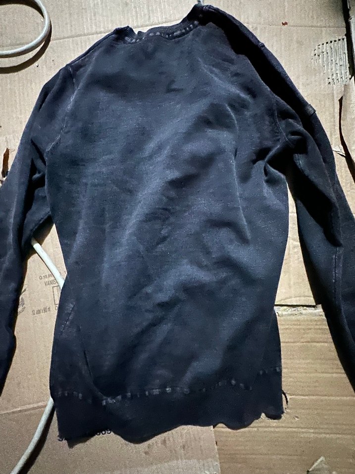 Siyah Erkek Uzun Kollu Sweatshirt - Görsel 2