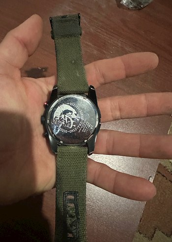 Yeşil Kumaş Kayışlı Diesel Erkek Kol Saati - Görsel 2