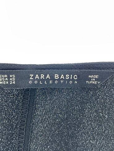 xs Beden siyah Renk Zara Kısa Elbise %70 İndirimli.