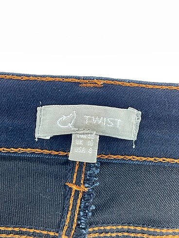 38 Beden lacivert Renk Twist Jean / Kot %70 İndirimli.