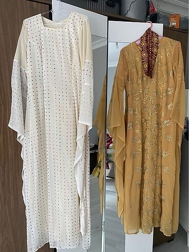 s Beden bordo Renk Kınalık elbise ve kaftan
