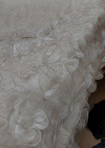 Beyaz Düz Yatak Örtüsü - Görsel 3