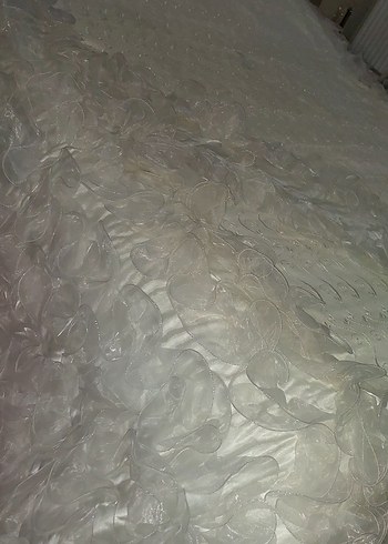 Beyaz Düz Yatak Örtüsü - Görsel 6