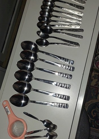 yemek kaşığı ve tatlı kaşığı