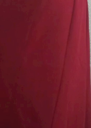 l Beden bordo Renk Bordo Kemerli Uzun Elbise