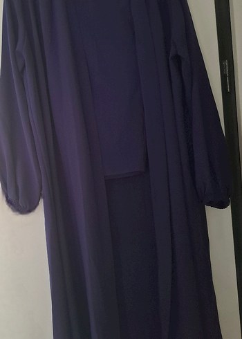 Uzun Mor Kadın Tunik Takım - Görsel 2