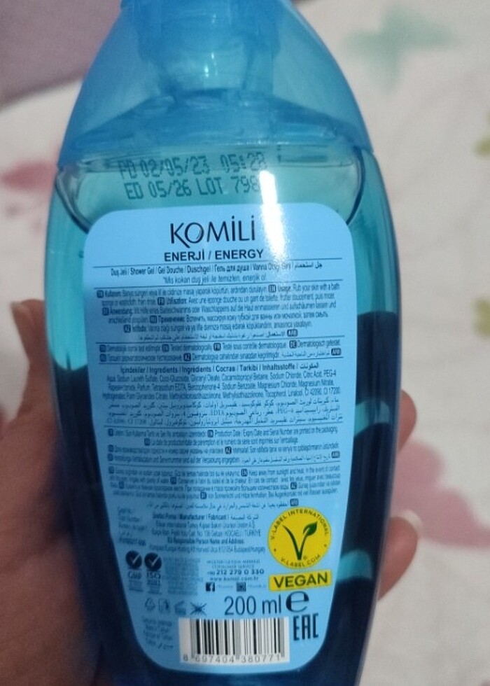 Komili duş jeli - Görsel 2