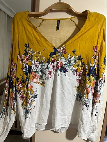 Stradivarius Stradivarius oversize v yaka gömlek