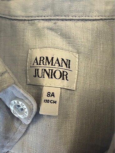 8 Yaş Beden Armani erkek cocuk gomlek