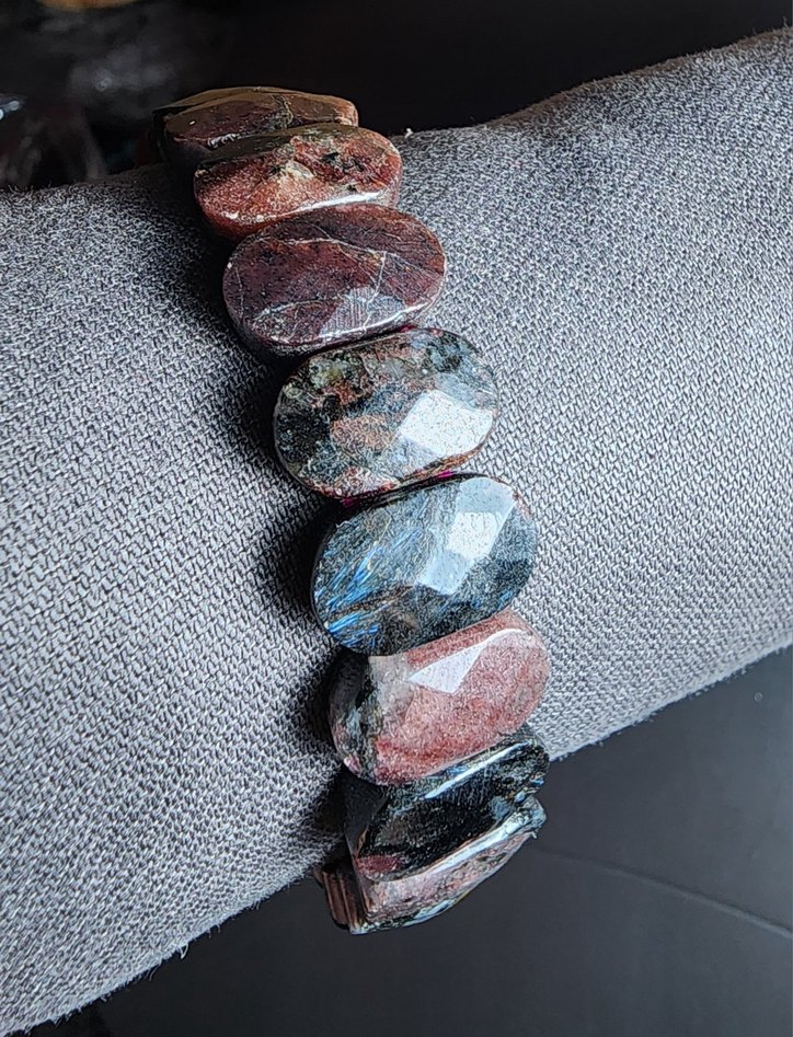 Hipersitli GARNET Dogal Taş Rolex Bileklik - Görsel 3