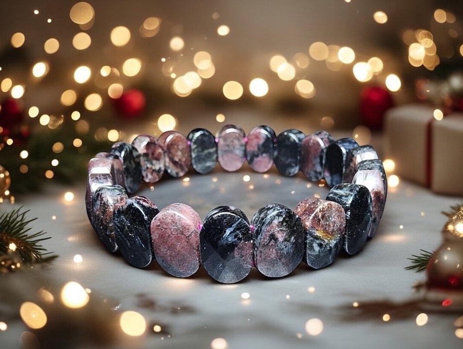 Hipersitli GARNET Dogal Taş Rolex Bileklik - Görsel 2