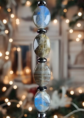 Labrodorit Doğal Taş Rolex Bileklik - Görsel 2