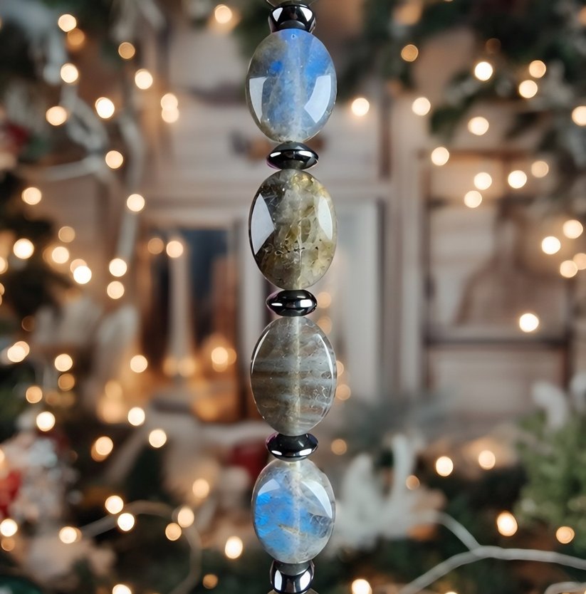 Labrodorit Doğal Taş Rolex Bileklik - Görsel 2