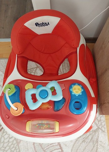 Beden Renkli Kırmızı Bebek Yürüteci
