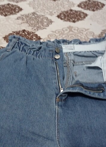 Yüksek bel kot pantolon - Görsel 6