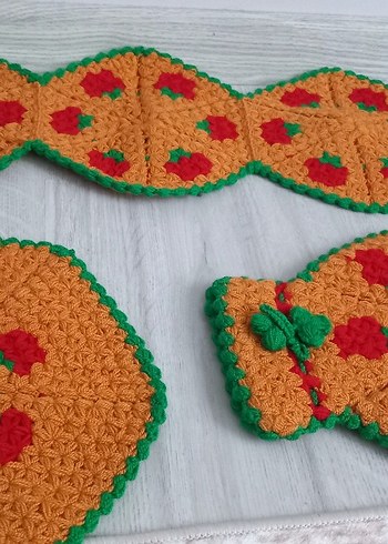 Renkli Nakışlı banyo lifi çeyizlik - Görsel 6