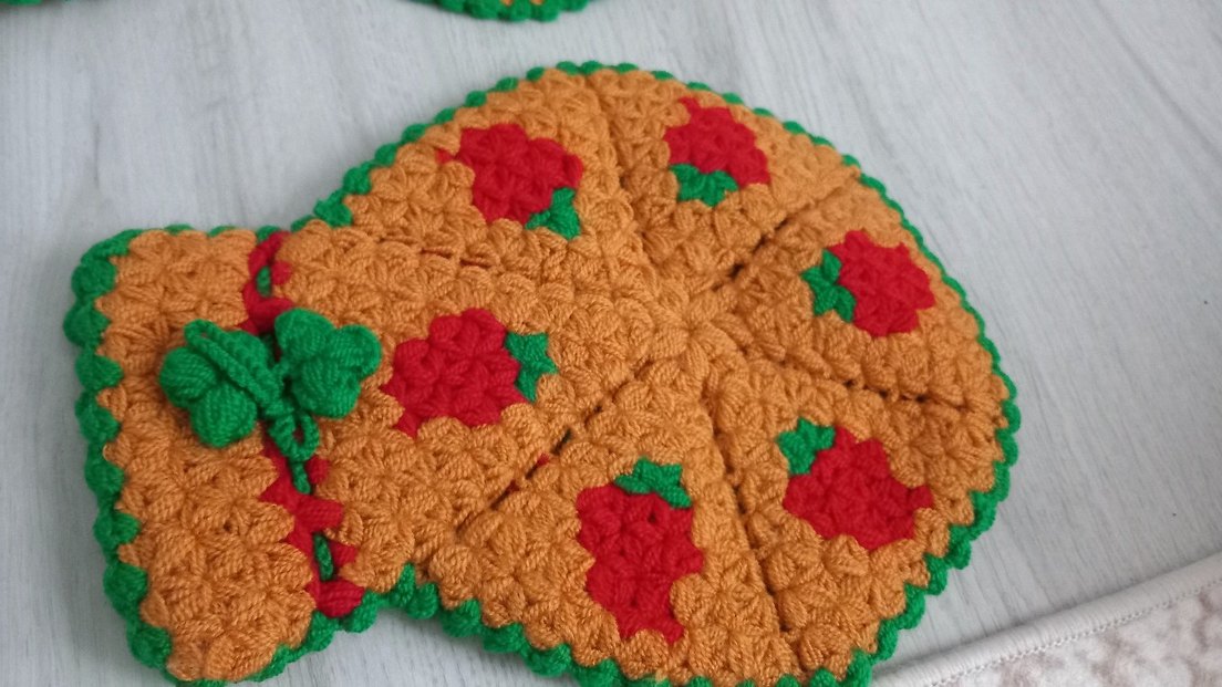 Renkli Nakışlı banyo lifi çeyizlik - Görsel 3