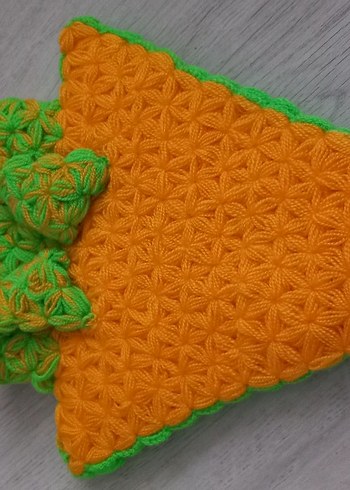 Renkli Turuncu Banyo lifi - Görsel 3