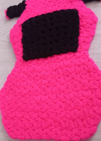 Nakışlı Pembe Renkli lif - Görsel 2