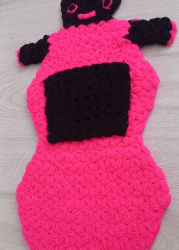 Nakışlı Pembe Renkli lif - Görsel 4