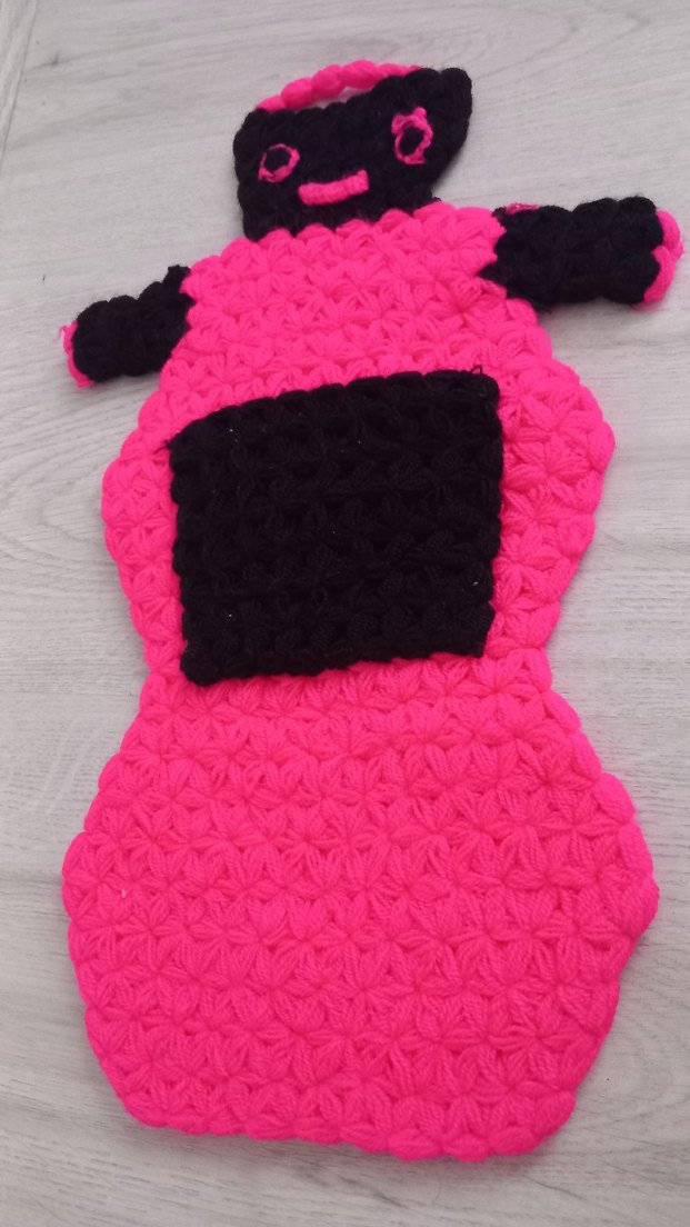 Nakışlı Pembe Renkli lif - Görsel 4