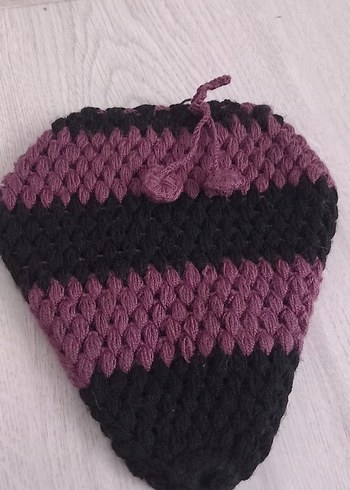 Mor ve Siyah Nakışlı lif - Görsel 3