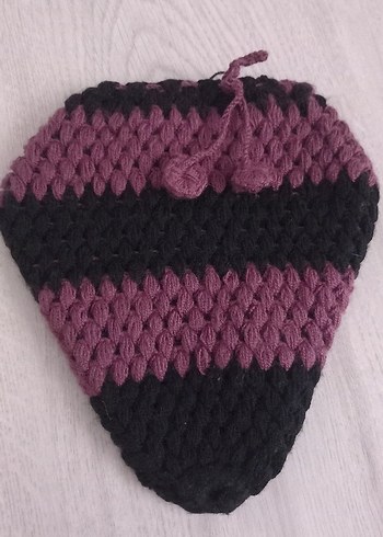 Mor ve Siyah Nakışlı lif - Görsel 2