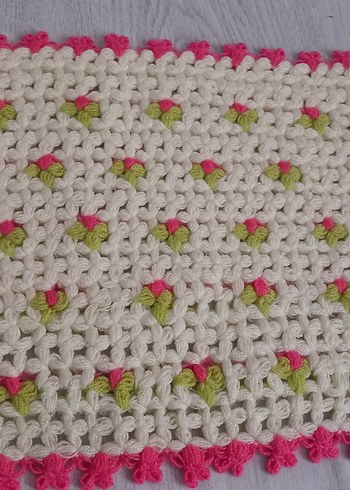 Renkli Örgü Banyo lifi - Görsel 2