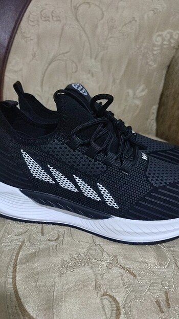 42 Beden siyah Renk Erkek Spor ayakkabısı